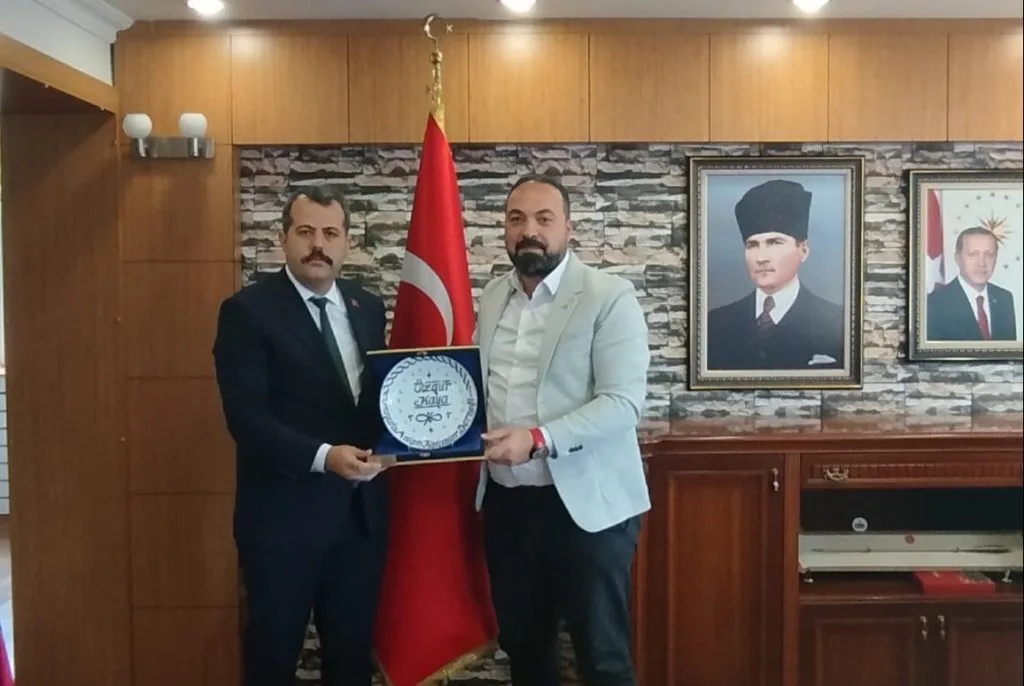 Vezirköprü Kaymakamı Sayın Özgür Kaya’yı Ziyaret