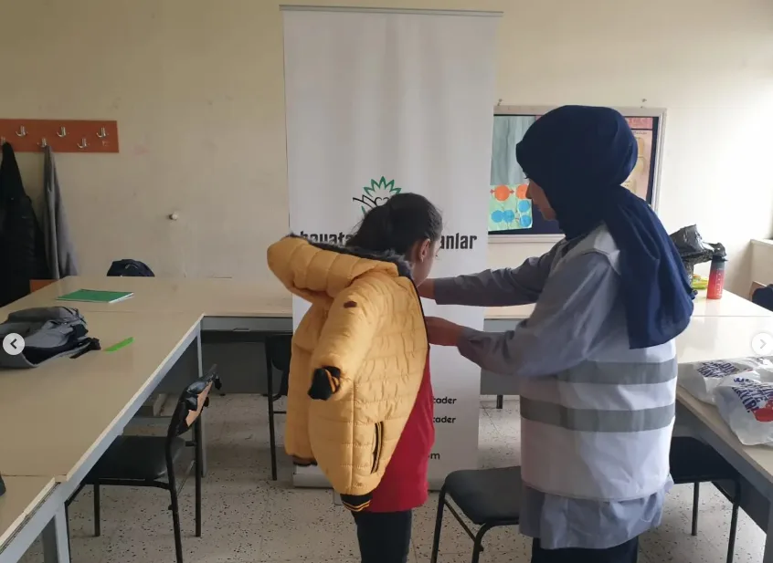 Çarşamba Kızılot Taşımalı Ortaokuluna Hediyeler