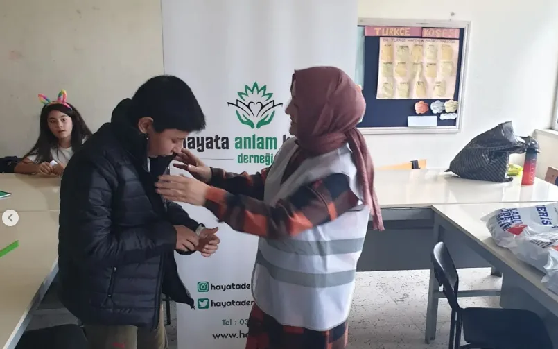Çarşamba Kızılot Taşımalı Ortaokuluna Hediyeler