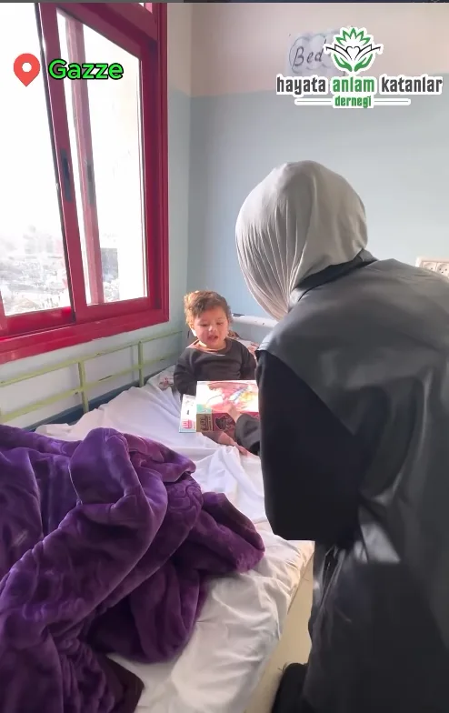 23 Nisan’da Gazze’de Yetim Çocuklara Hediyeler