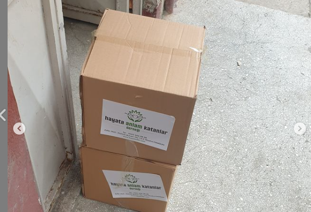 Gönüllülerimiz gıda dağıtımlarına hergün devam ediyor