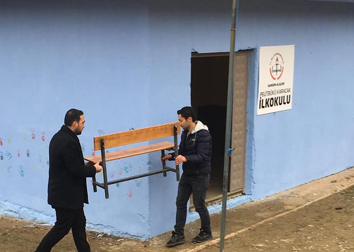 Alaçam Pelitbükü Karaca Köy Okulu Tadilat Çalışmaları