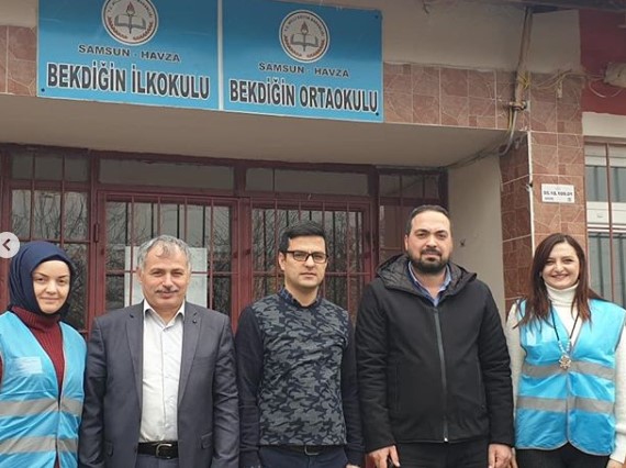 Havza Bekdiğin İlkokulu Yardımı