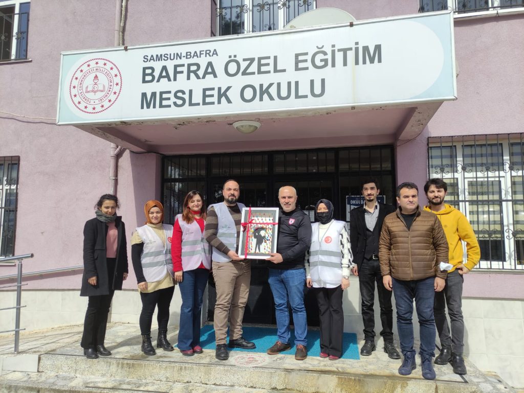Başkanımız Değirmenci ve Ekibimiz Bafra Özel Eğitim Meslek Okulunu Ziyaret Etti