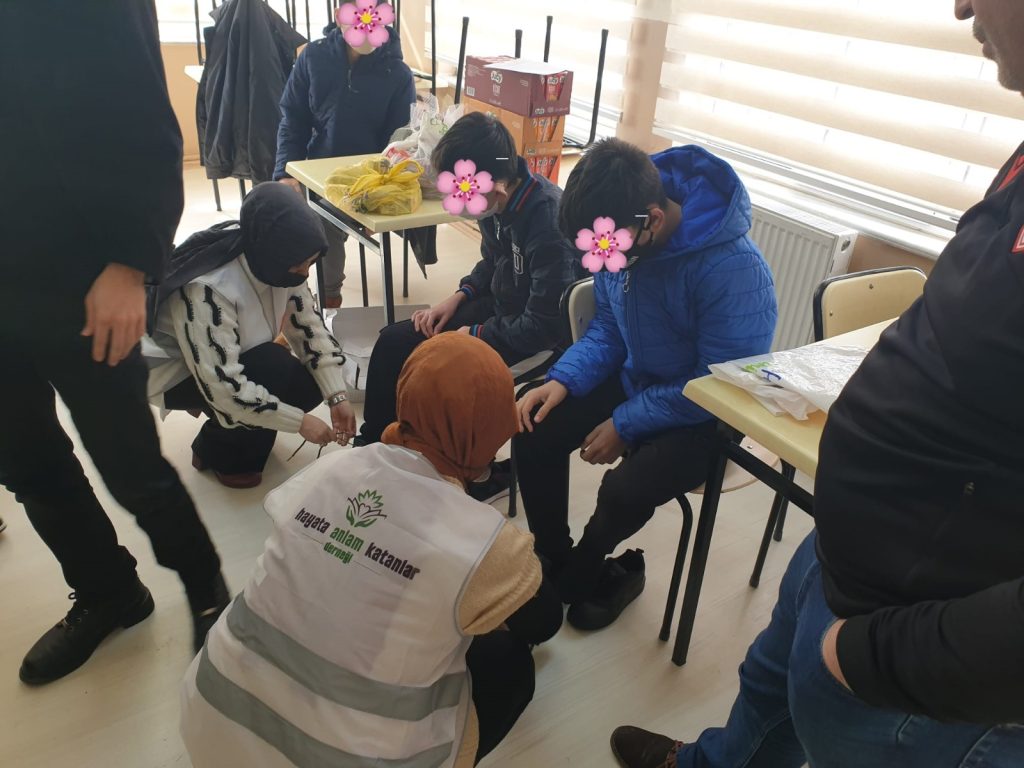 Samsun Bafra Özel Eğitim Meslek Okulu Öğrencilerine Hediyeler Götürdük