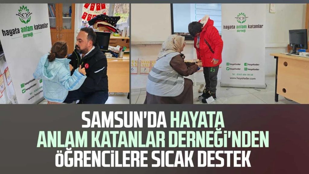 Kırsalda okuyan minik yüreklere kış desteği